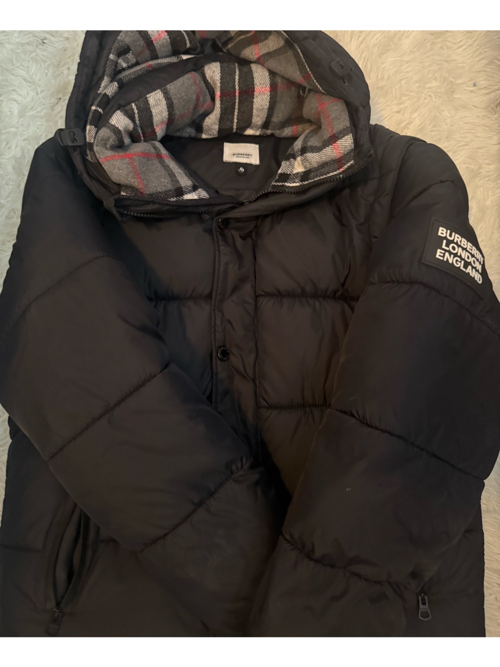 Burberry Black Puffer Jacket